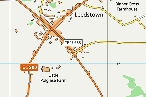 TR27 6BB map - OS VectorMap District (Ordnance Survey)