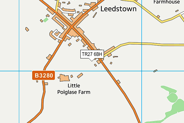 TR27 6BH map - OS VectorMap District (Ordnance Survey)