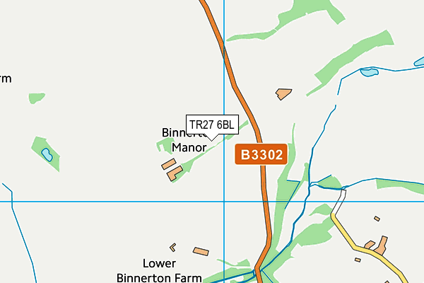 TR27 6BL map - OS VectorMap District (Ordnance Survey)