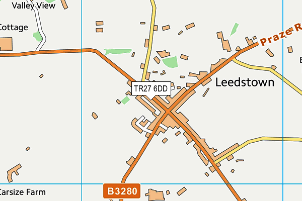 TR27 6DD map - OS VectorMap District (Ordnance Survey)