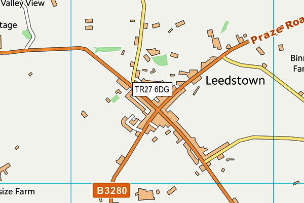 TR27 6DG map - OS VectorMap District (Ordnance Survey)