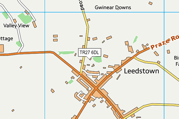 TR27 6DL map - OS VectorMap District (Ordnance Survey)