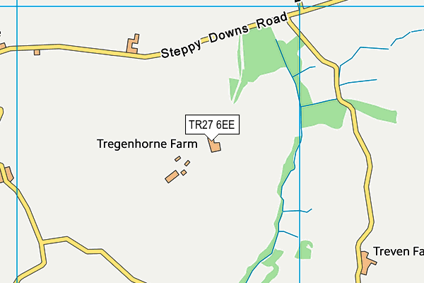 TR27 6EE map - OS VectorMap District (Ordnance Survey)