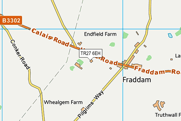 TR27 6EH map - OS VectorMap District (Ordnance Survey)