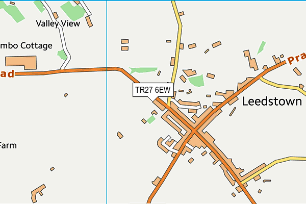 TR27 6EW map - OS VectorMap District (Ordnance Survey)