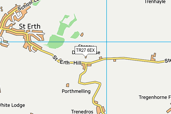 TR27 6EX map - OS VectorMap District (Ordnance Survey)