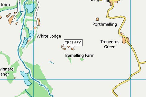 TR27 6EY map - OS VectorMap District (Ordnance Survey)