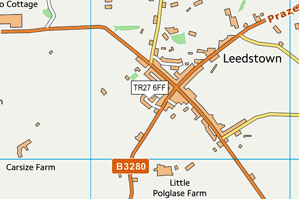 TR27 6FF map - OS VectorMap District (Ordnance Survey)