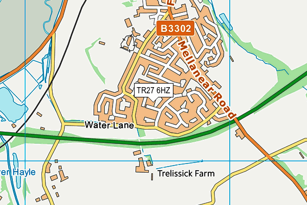 TR27 6HZ map - OS VectorMap District (Ordnance Survey)