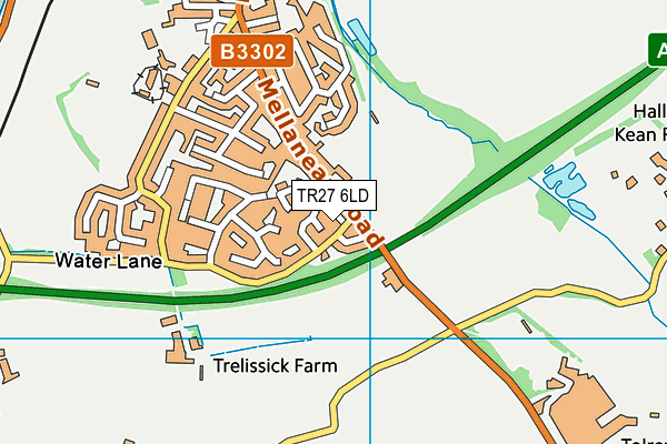 TR27 6LD map - OS VectorMap District (Ordnance Survey)