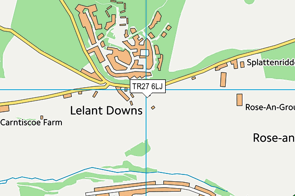 TR27 6LJ map - OS VectorMap District (Ordnance Survey)