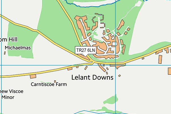 TR27 6LN map - OS VectorMap District (Ordnance Survey)