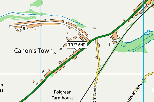 TR27 6ND map - OS VectorMap District (Ordnance Survey)