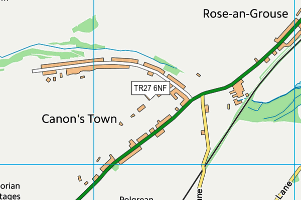 TR27 6NF map - OS VectorMap District (Ordnance Survey)