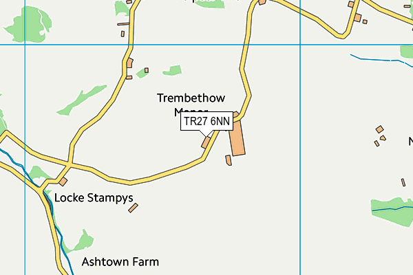 TR27 6NN map - OS VectorMap District (Ordnance Survey)