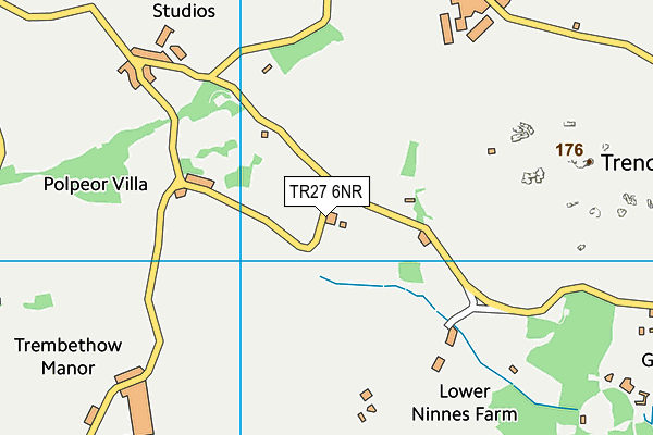 TR27 6NR map - OS VectorMap District (Ordnance Survey)