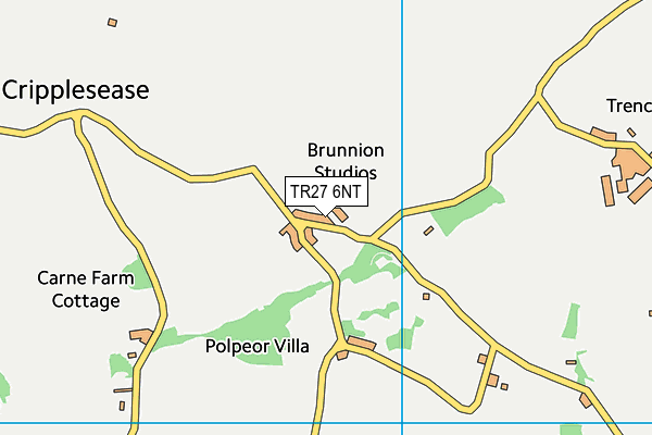 TR27 6NT map - OS VectorMap District (Ordnance Survey)