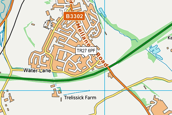 TR27 6PF map - OS VectorMap District (Ordnance Survey)