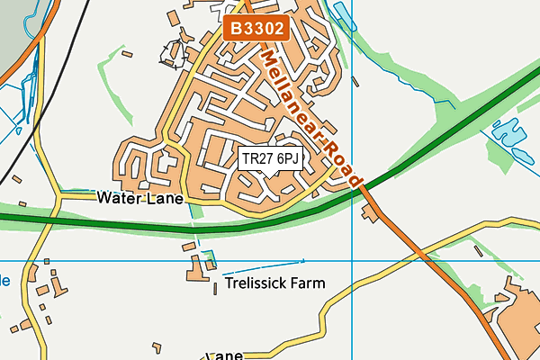 TR27 6PJ map - OS VectorMap District (Ordnance Survey)