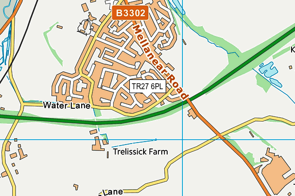 TR27 6PL map - OS VectorMap District (Ordnance Survey)