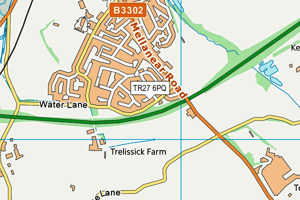 TR27 6PQ map - OS VectorMap District (Ordnance Survey)