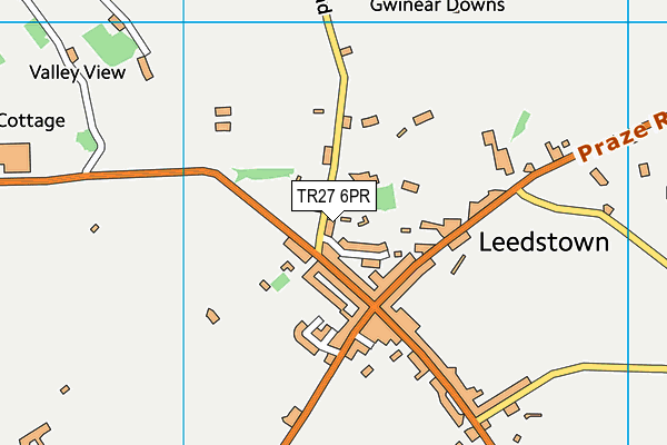 TR27 6PR map - OS VectorMap District (Ordnance Survey)