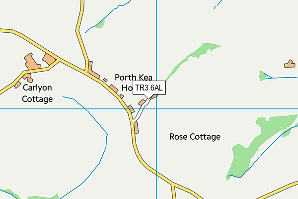 TR3 6AL map - OS VectorMap District (Ordnance Survey)