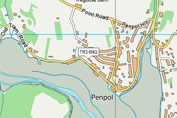 TR3 6NQ map - OS VectorMap District (Ordnance Survey)