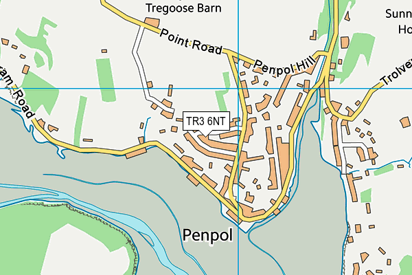 TR3 6NT map - OS VectorMap District (Ordnance Survey)