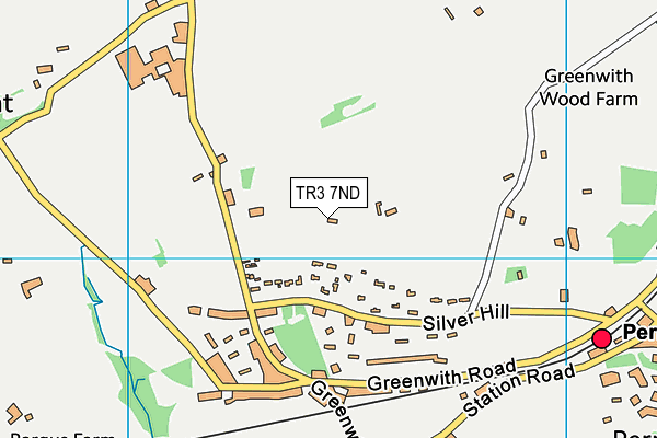 TR3 7ND map - OS VectorMap District (Ordnance Survey)