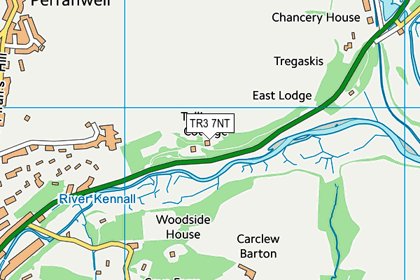 TR3 7NT map - OS VectorMap District (Ordnance Survey)