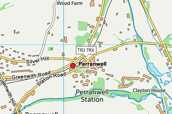 TR3 7RX map - OS VectorMap District (Ordnance Survey)