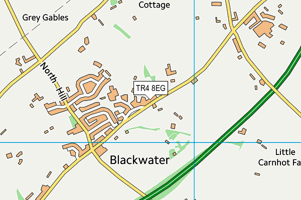 Three Bridges map (TR4 8EG) - OS VectorMap District (Ordnance Survey)
