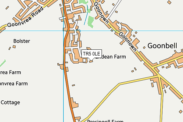 TR5 0LE map - OS VectorMap District (Ordnance Survey)