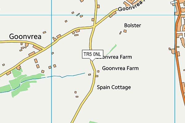 TR5 0NL map - OS VectorMap District (Ordnance Survey)