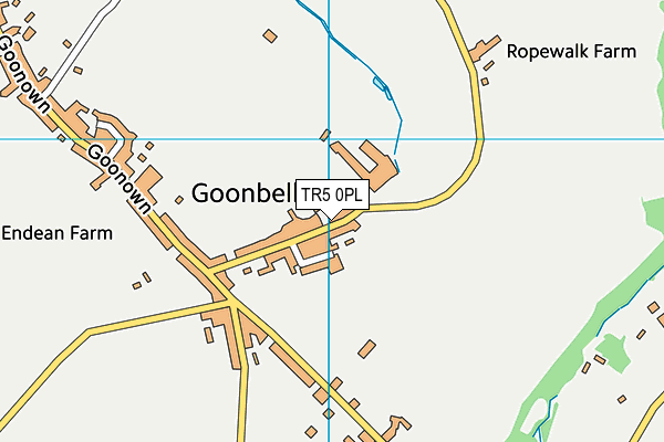 TR5 0PL map - OS VectorMap District (Ordnance Survey)