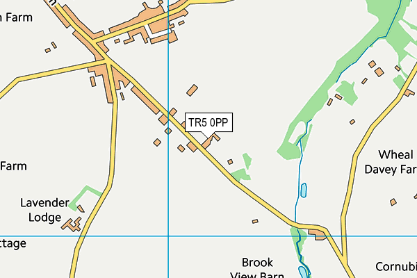 TR5 0PP map - OS VectorMap District (Ordnance Survey)
