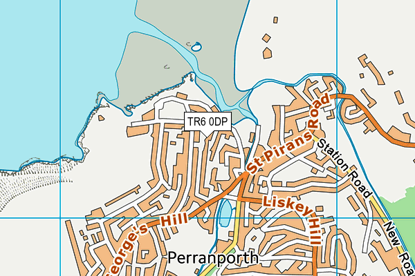 TR6 0DP map - OS VectorMap District (Ordnance Survey)