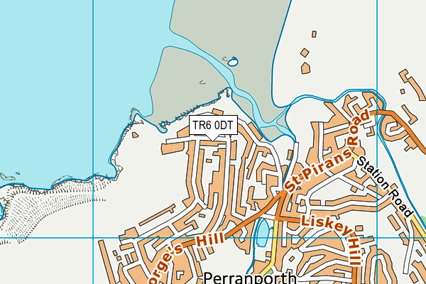 TR6 0DT map - OS VectorMap District (Ordnance Survey)