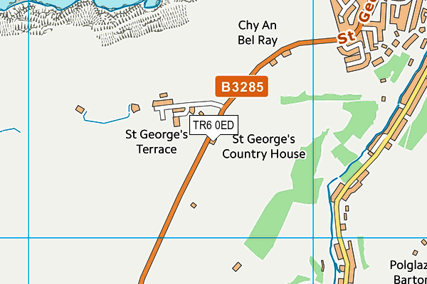 St George's Hill Field map (TR6 0ED) - OS VectorMap District (Ordnance Survey)