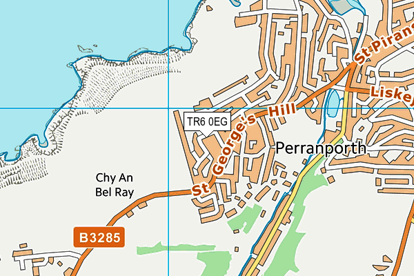 TR6 0EG map - OS VectorMap District (Ordnance Survey)
