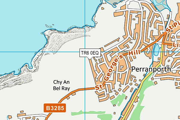 TR6 0EQ map - OS VectorMap District (Ordnance Survey)