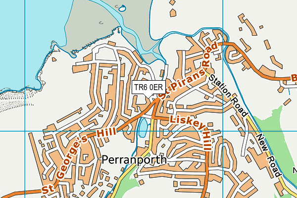 TR6 0ER map - OS VectorMap District (Ordnance Survey)