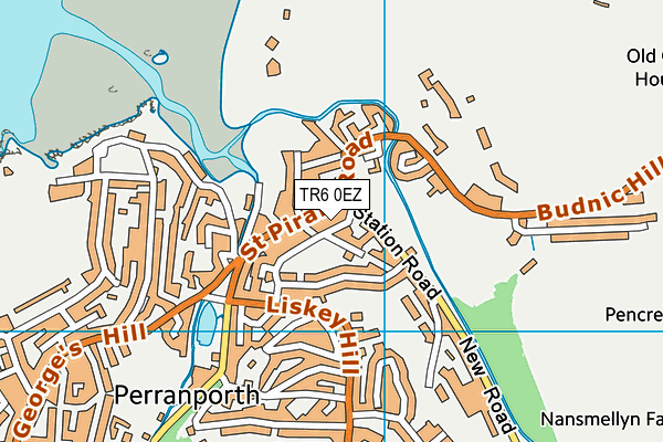 TR6 0EZ map - OS VectorMap District (Ordnance Survey)