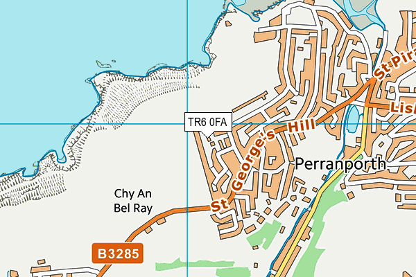 TR6 0FA map - OS VectorMap District (Ordnance Survey)