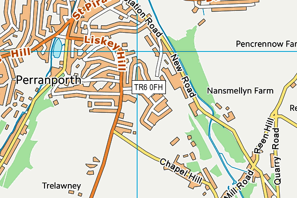 TR6 0FH map - OS VectorMap District (Ordnance Survey)