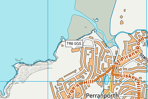 TR6 0GS map - OS VectorMap District (Ordnance Survey)