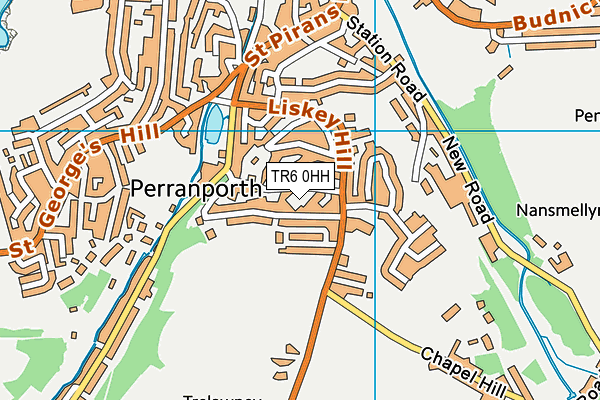 TR6 0HH map - OS VectorMap District (Ordnance Survey)