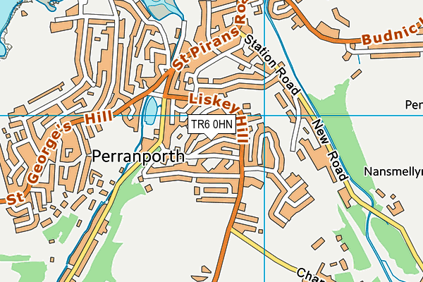 TR6 0HN map - OS VectorMap District (Ordnance Survey)