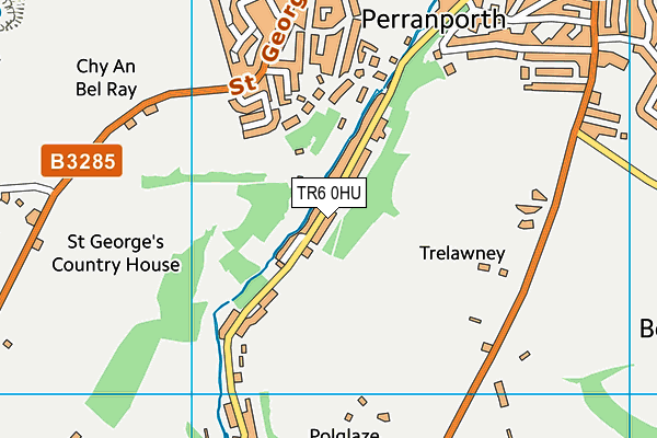 TR6 0HU map - OS VectorMap District (Ordnance Survey)
